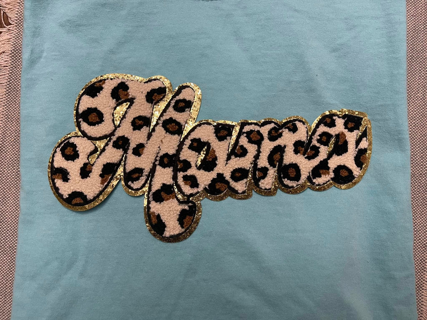 Mama Leopard Chenille Patch