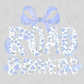 the text "ROAD RUNNERS" in a stylized, floral design with a blue bow.