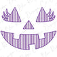 Seersucker Pumpkin Face Graphic T-Shirt