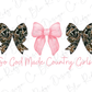 three bows with the words so god made country girls