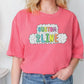 a woman wearing a pink shirt that says boston is alive