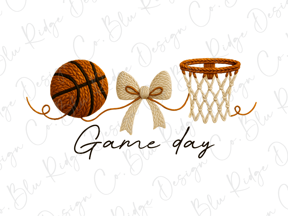 a basketball, a basketball hoop, and a bow tie, all arranged in a way that suggests a game day theme.