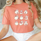 Pink Bow Ghost Collage Graphic T-Shirt