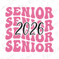 the text "SENIOR SONS" in a stylized font, with the number "2026" prominently displayed in the center.