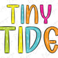 Tiny Tide School Spirit Bright Letters Graphic T-Shirt