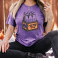 Just Here for The Boos, Halloween Ghost Six Pack Graphic T-Shirt