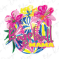 a sign that says baseball mama with flowers on it