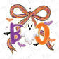 Halloween Boo Ghost Coquette Graphic T-Shirt