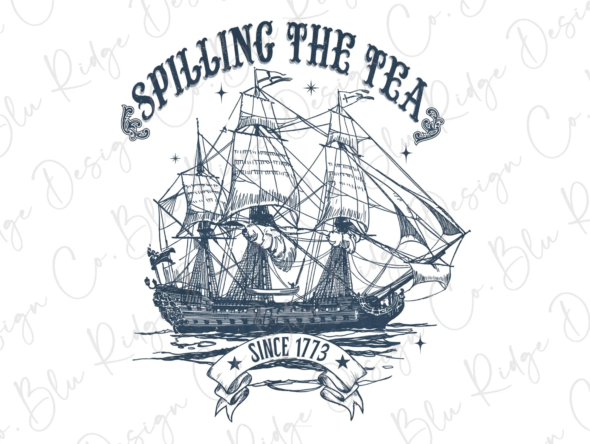 a ship with a banner that says spelling the pea