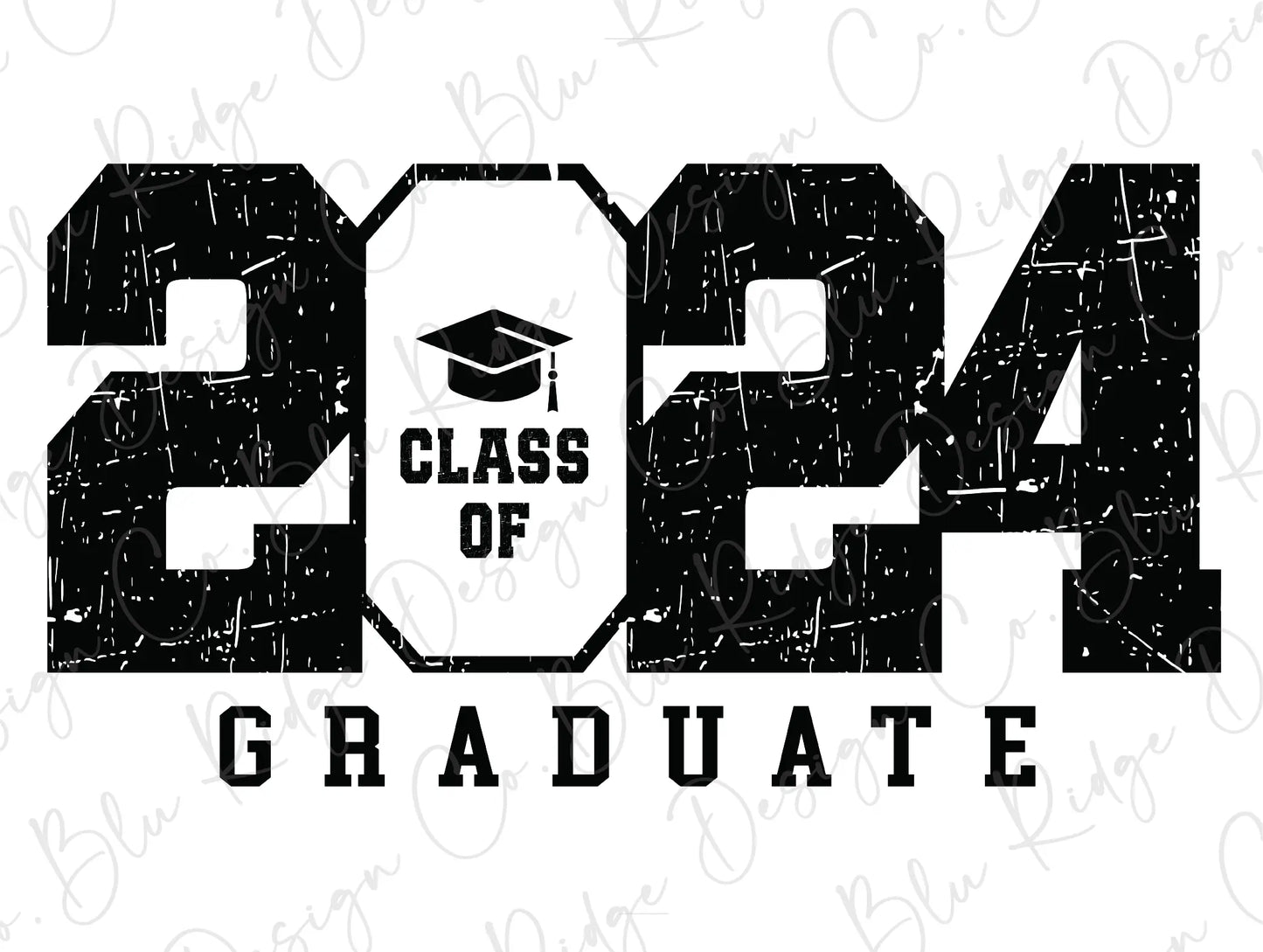 a class of graduation sign with the words class of graduate