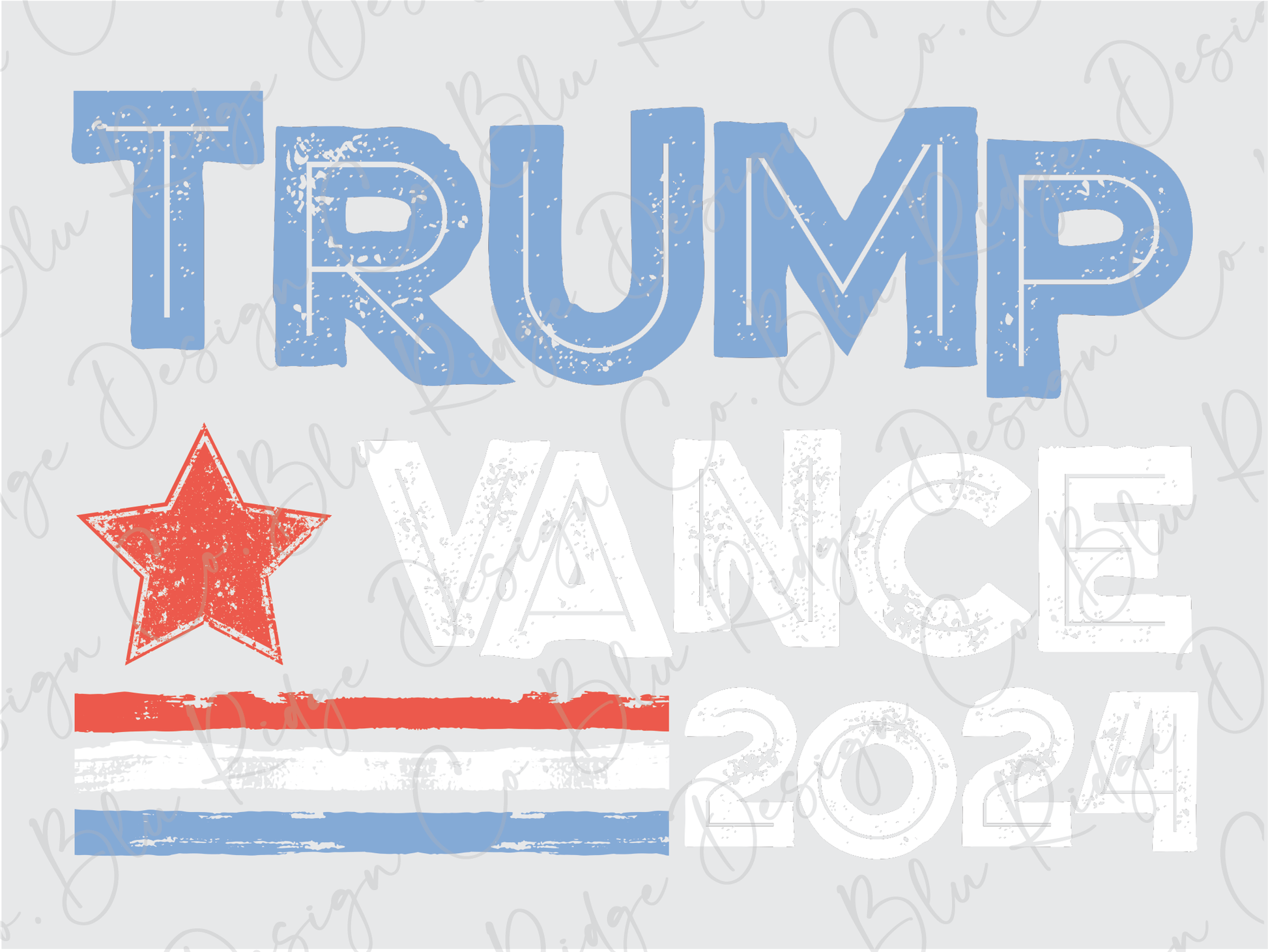 a political poster with the words trump and a star