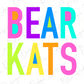 the text "BEAR KATS" in a colorful, stylized font.