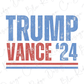 a red, white, and blue trump vance t - shirt