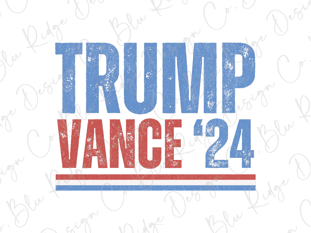 a red, white, and blue trump vance t - shirt