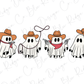 three cartoon characters wearing cowboy hats and holding guns