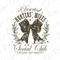 Camo Deserted Hunter's Wives Social Club Coquette Graphic T-Shirt