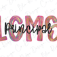 the word "Principal" written in a stylized, colorful font.