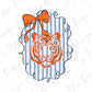 Preppy Tigers Coquette Graphic T-Shirt