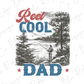 a t - shirt with the words red, cool, and dad on it