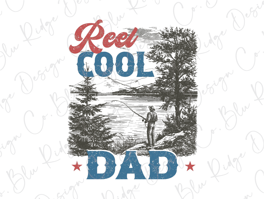 a t - shirt with the words red, cool, and dad on it