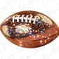 an image of a football with glitter on it