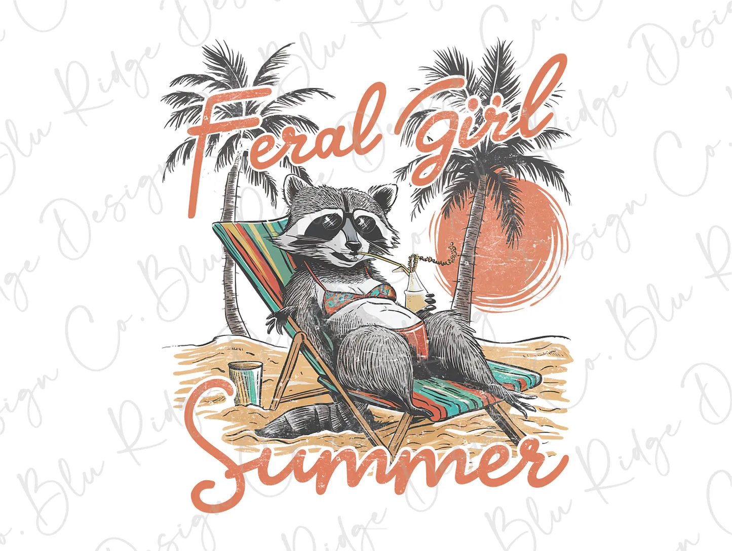 a raccoon is sitting in a lawn chair on the beach