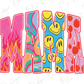 a colorful and vibrant design with the word "MAMA" prominently displayed. The letters are arranged in a way that showcases the unique and creative patterns and colors used to form the word.