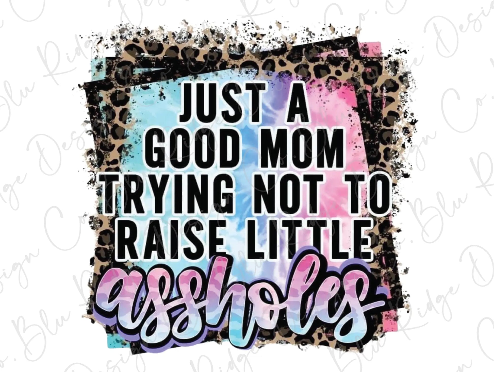 a picture of a quote that says just a good mom trying not to raise little