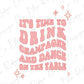 It's Time to Drink Champagne and Dance on the Table New Years Party Graphic T-Shirt