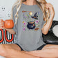 Halloween Witch Magic Collage Graphic T-Shirt