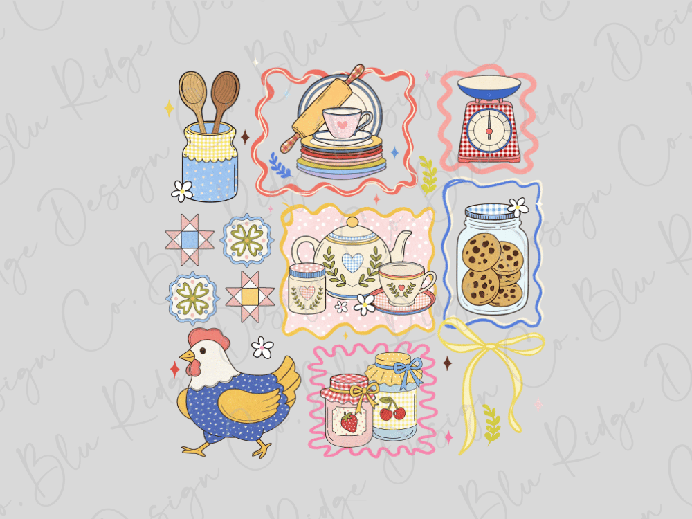 a bunch of stickers that are on a table