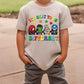 a young boy wearing a t - shirt that says it's okay to be