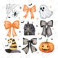 Halloween Spooky Season Collage Graphic T-Shirt