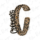 a stylized letter 'C' with a leopard print pattern, and the text "Colonels" written in a cursive font.