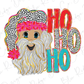 a digital image of a santa clause with the words ho ho ho