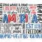 a poster with the words america written in different languages