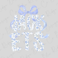 a floral pattern with the word "JACKETS" written in a decorative font.