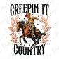 Creepin It Country (Back/Pocket) Combo Graphic T-Shirt