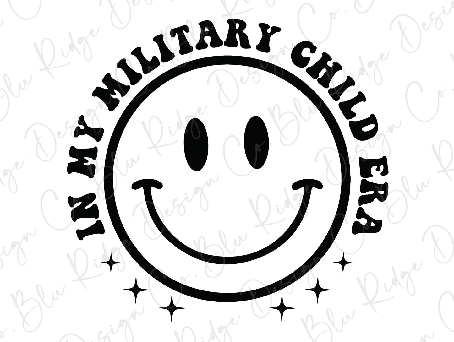 a military smiley face with stars on it