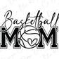 a basketball mom with the word basketball mom on it