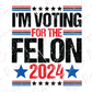 i'm voting for the felon election