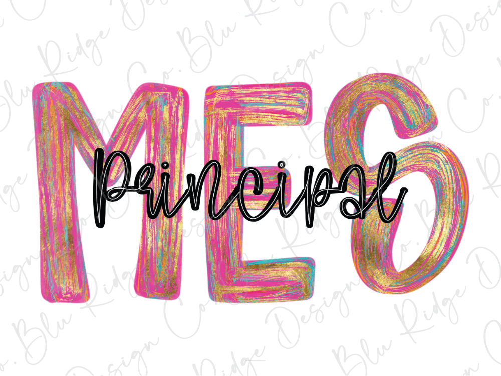 the word "Principal" written in stylized, colorful letters.