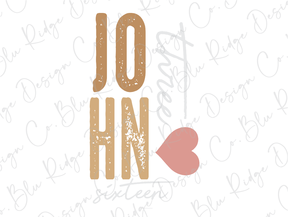 a white background with the words joh and a heart