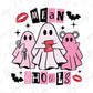 Mean Ghouls Halloween Ghost Graphic T-Shirt
