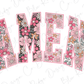Pink Floral AMEN Graphic T-Shirt