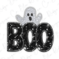 Halloween BOO Ghost Graphic T-Shirt