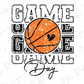 Stacked Gameday Basketball Graphic T-Shirt