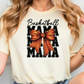 Basketball Mama Bow Graphic T-Shirt