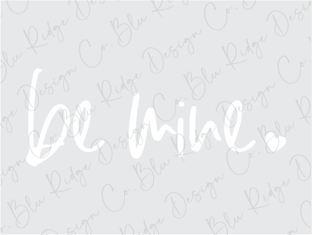 Be Mine Heart Valentines Day Graphic T-Shirt