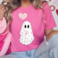 Be My Boo Valentines Day Ghost Graphic T-Shirt